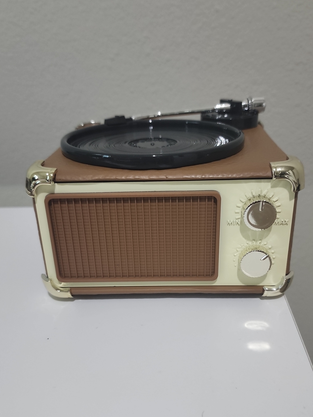 Record Player Candle Holder